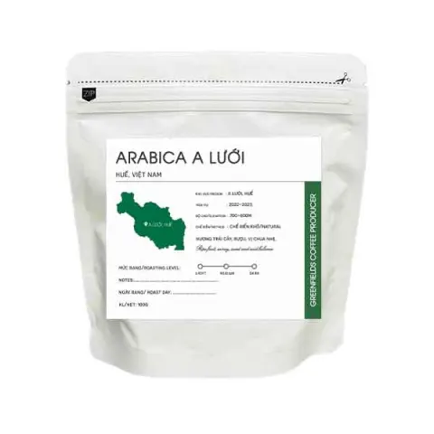 Cà phê Đặc sản của Huế - Arabica A Lưới chế biến khô 100g