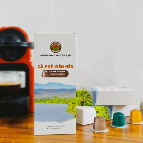 Cà phê viên nén đặc sản INDONESIA Greenfields Coffee dành cho máy Nespresso