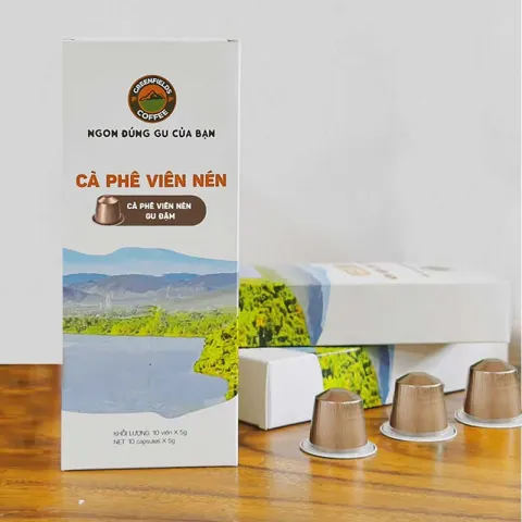 Cà phê viên nén gu đậm Greenfields Coffee dành cho máy Nespresso