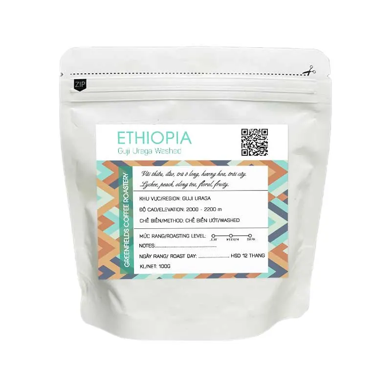 Cà phê Ethiopia Guji Shakisso G1 100g